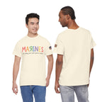Marines Crayon Tee — “It’s okay, we can’t spell it either” Military Humor T-Shirt