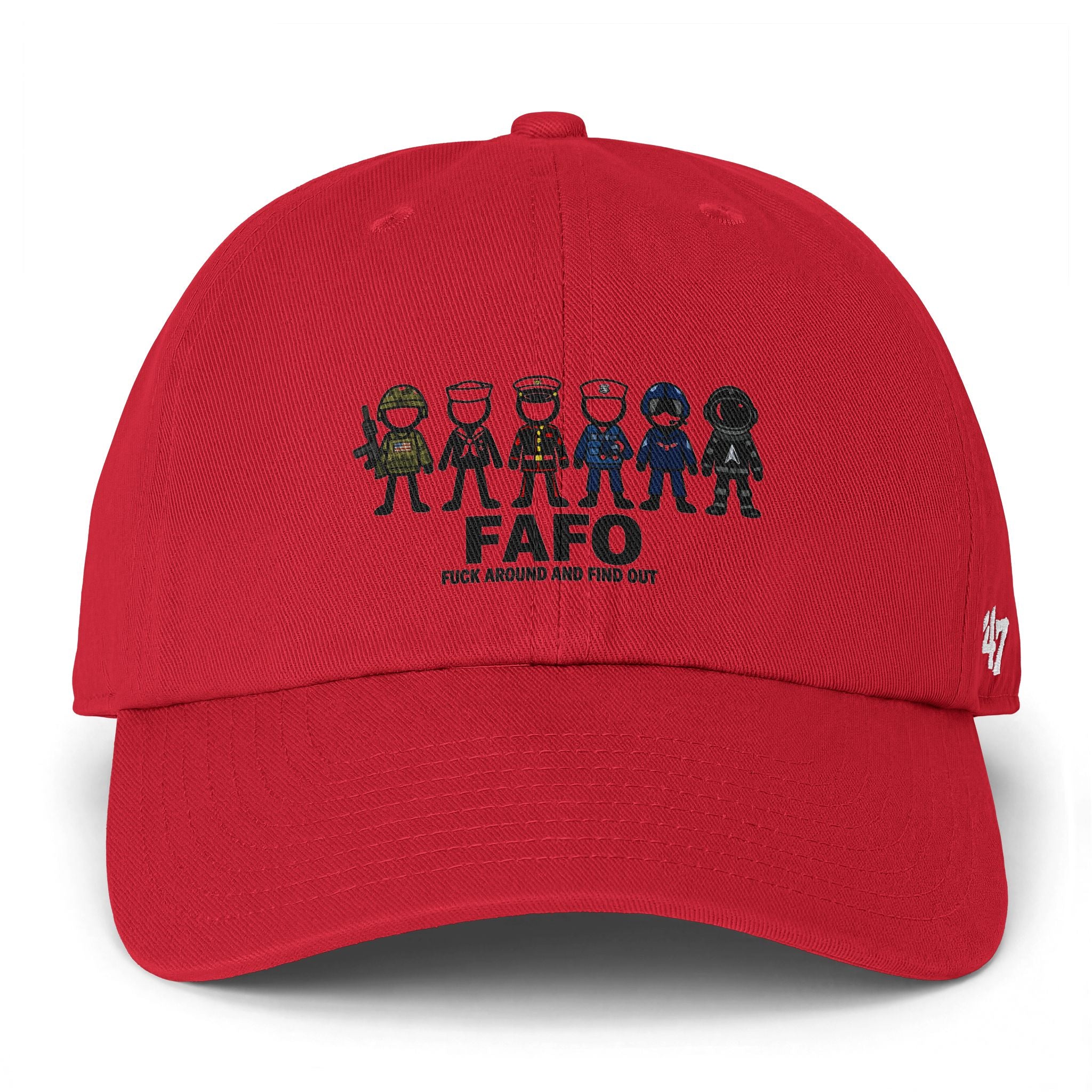 FAFO 'Fuck Around And Find Out' Embroidered Dad Hat — Tactical Crew Character Cap