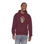 Mushroom Skull Hoodie — Gothic Mushroom Graveyard RIP Pullover