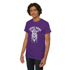 Viking Mode Skull Viking T-shirt | Norse Helmet Skull Graphic Tee