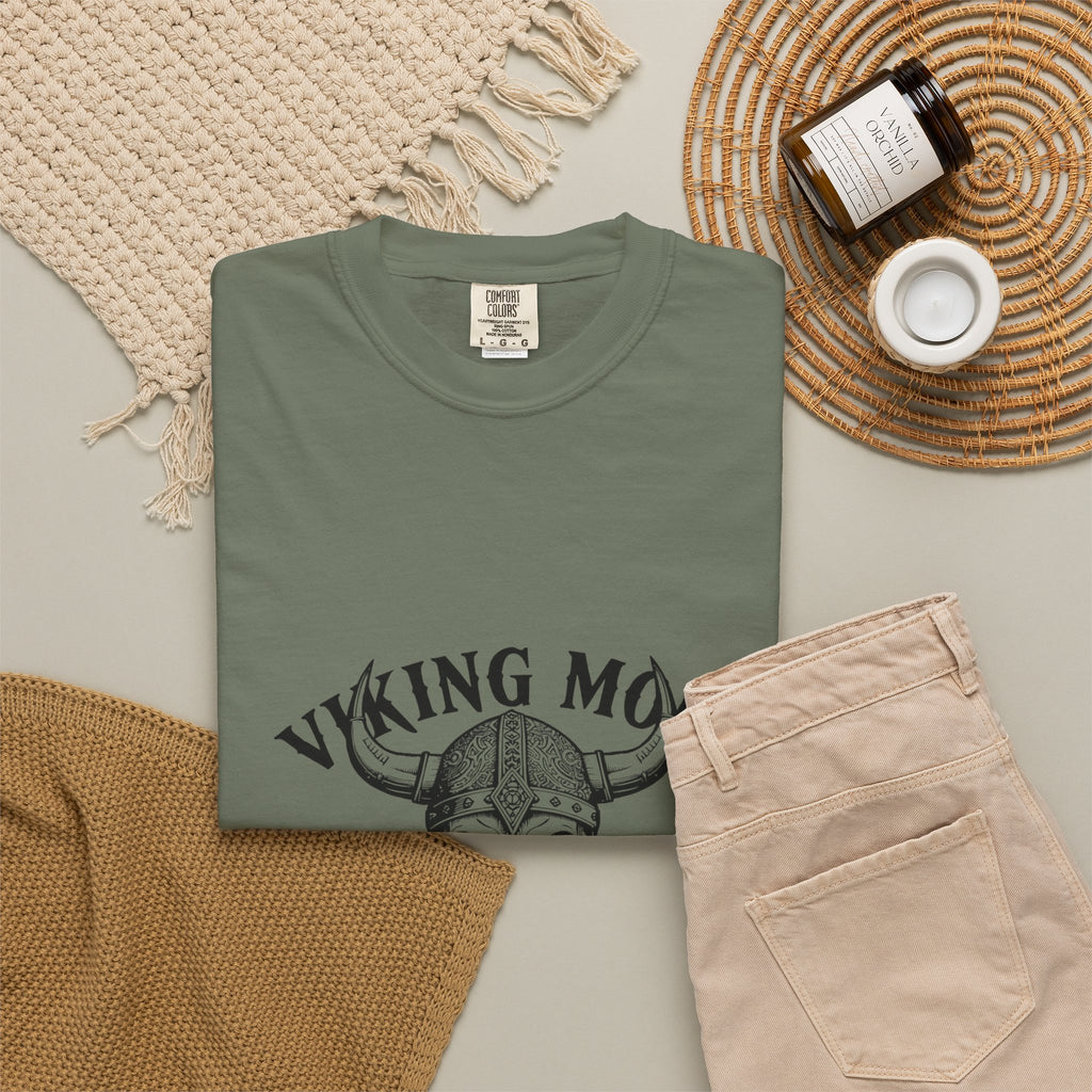 Viking Mode Skull Viking T-shirt | Norse Helmet Skull Graphic Tee
