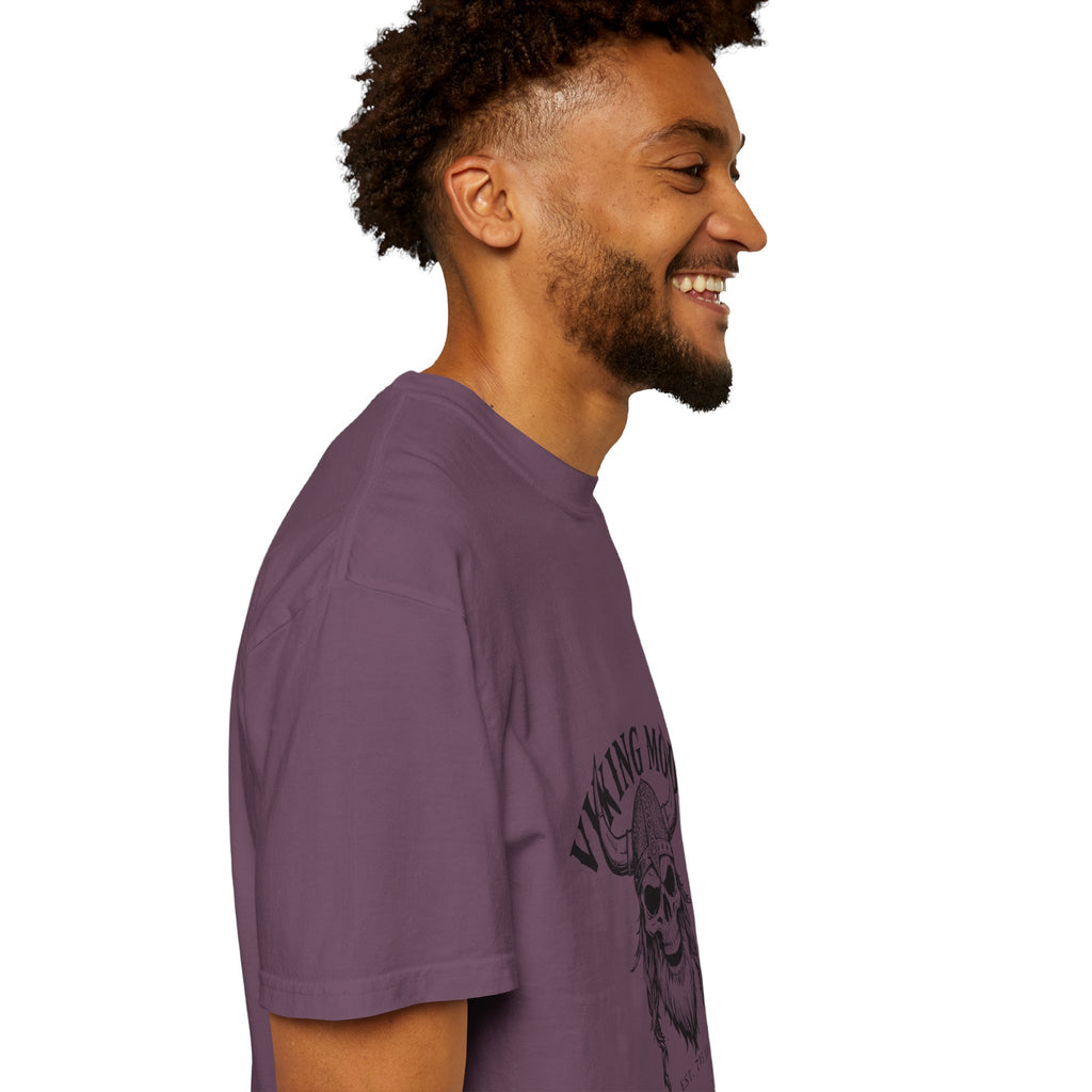 Viking Mode Skull Viking T-shirt | Norse Helmet Skull Graphic Tee