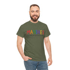 Marines Crayon Tee — “It’s okay, we can’t spell it either” Military Humor T-Shirt