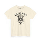 Viking Mode Skull Viking T-shirt | Norse Helmet Skull Graphic Tee