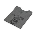 Viking Mode Youth T‑Shirt — Skull Horned Helmet Graphic Tee for Kids