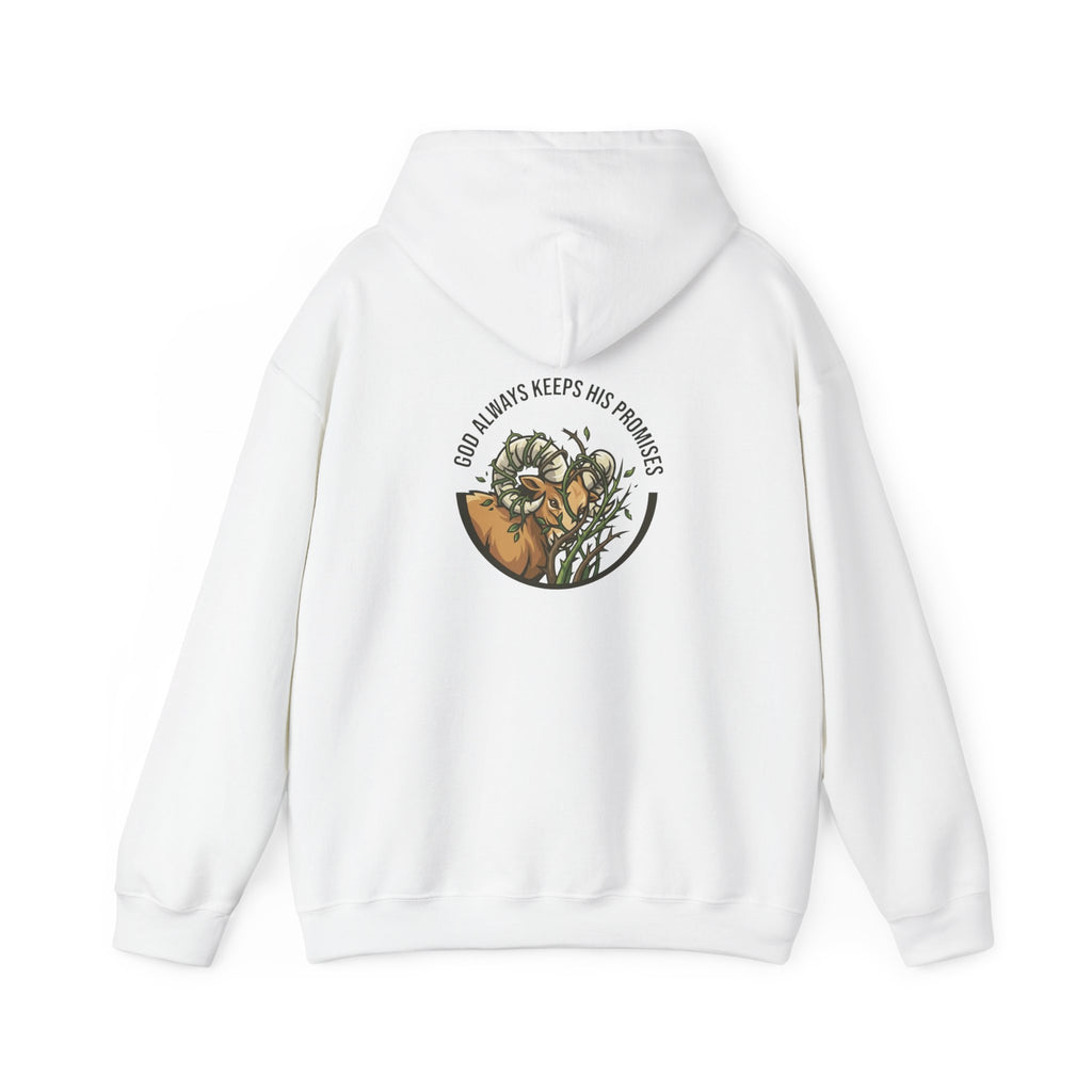 God Always Keeps His Promises hoodie | Ram Antlers Faith Design