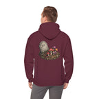 Mushroom Skull Hoodie — Gothic Mushroom Graveyard RIP Pullover
