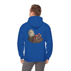 Mushroom Skull Hoodie — Gothic Mushroom Graveyard RIP Pullover