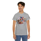 Patriotic Eagle American Flag T-Shirt — USA 1776 Military Tribute Tee