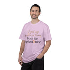 T-Shirt — “I Get My Popcorn From The Apricot Tree” Script Graphic Tee | Hymns | LDS |