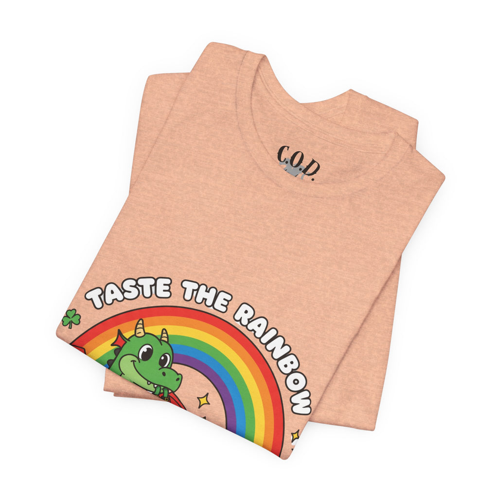 Taste the Rainbow dragon tee | Rainbow dragon graphic t-shirt