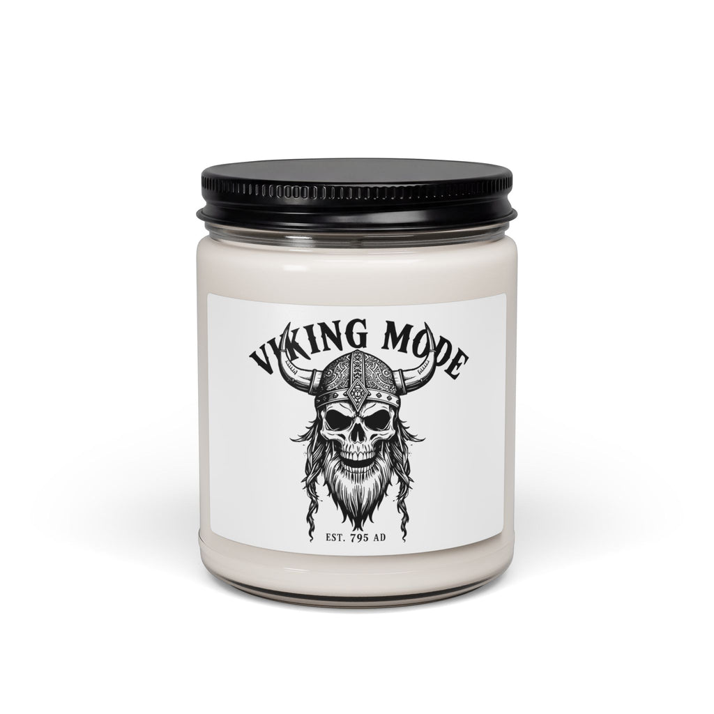 Viking Mode Skull Candle | Soy Candle 9oz