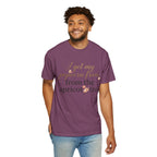 T-Shirt — “I Get My Popcorn From The Apricot Tree” Script Graphic Tee | Hymns | LDS |