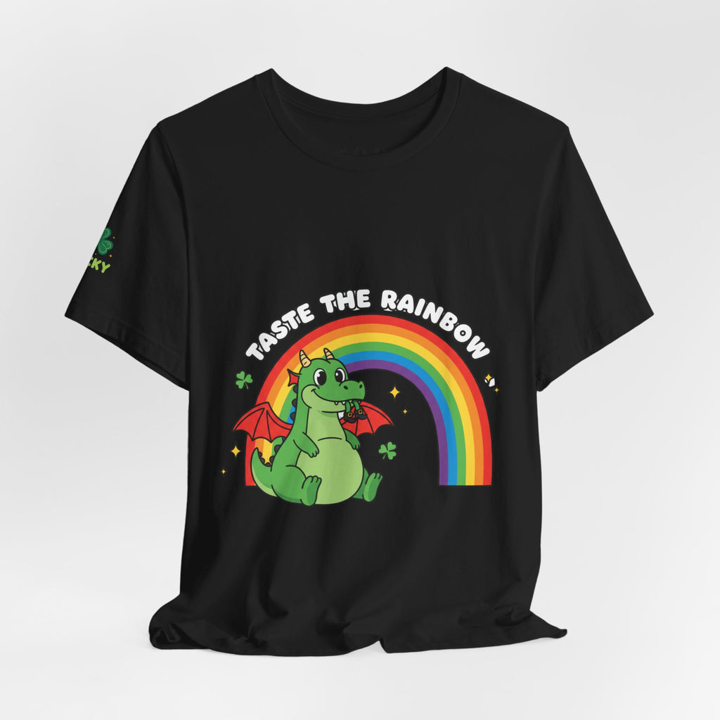 Taste the Rainbow dragon tee | Rainbow dragon graphic t-shirt