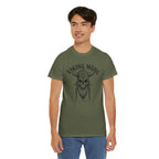 Viking Mode Skull Viking T-shirt | Norse Helmet Skull Graphic Tee