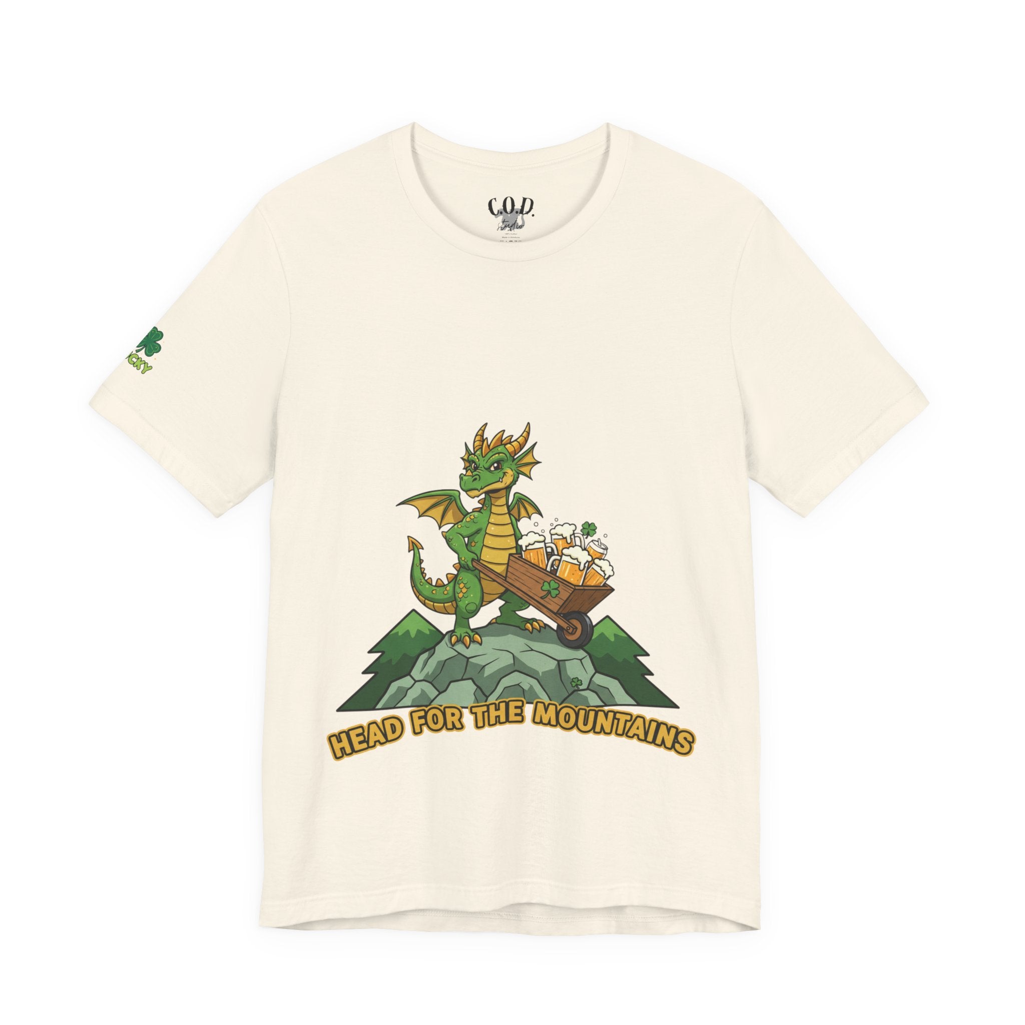 Dragon Hiking Cart tee | Head For The Mountains T-Shirt