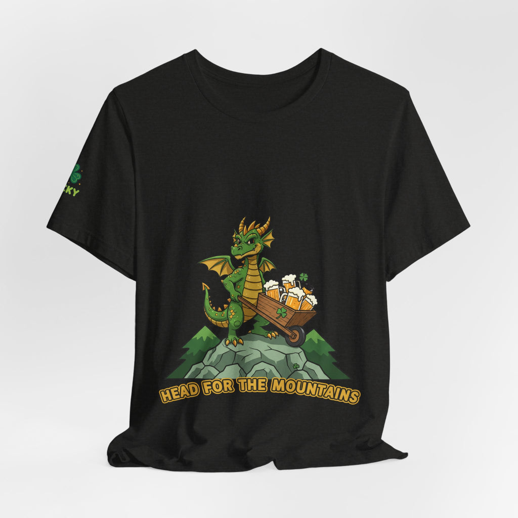 Dragon Hiking Cart tee | Head For The Mountains T-Shirt