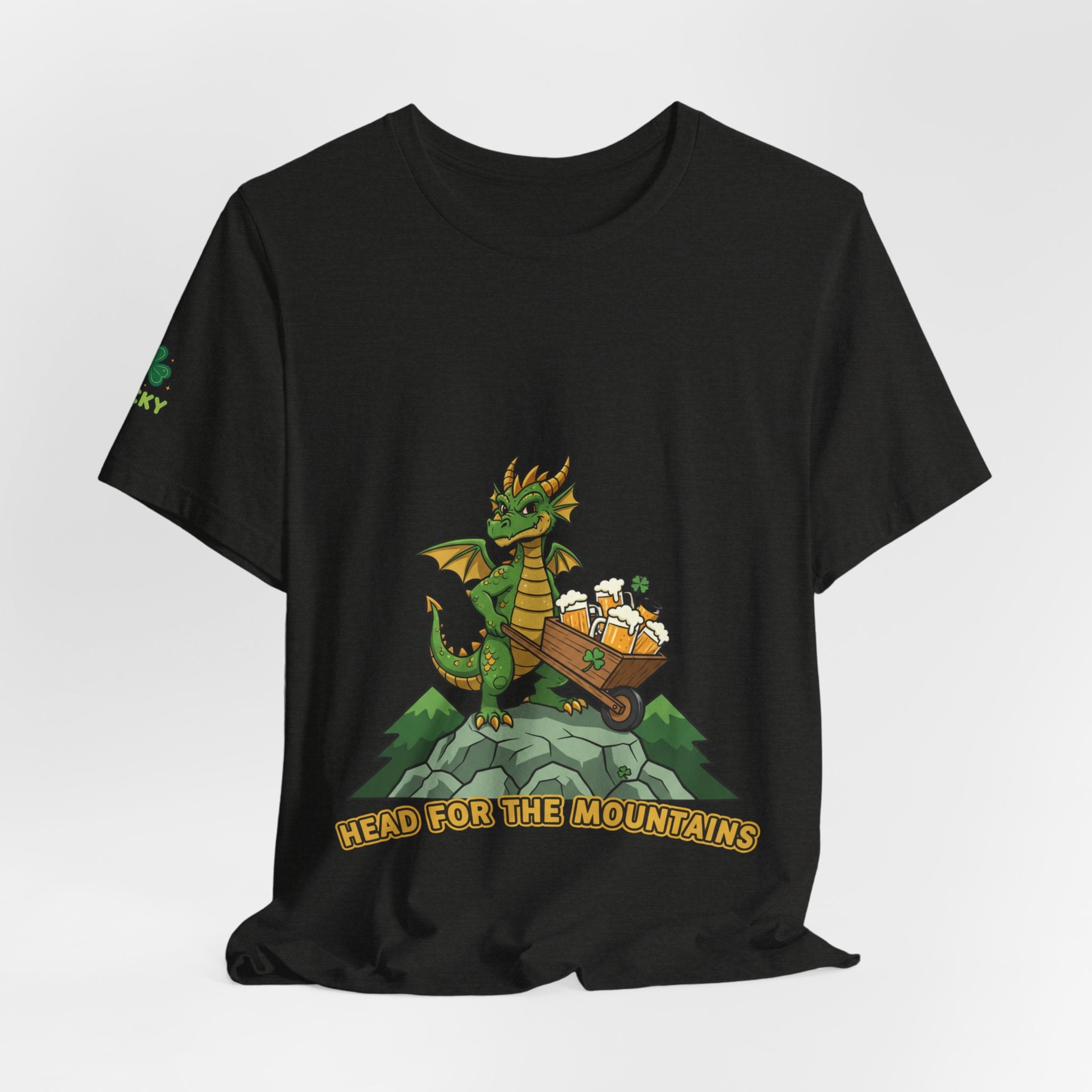 Dragon Hiking Cart tee | Head For The Mountains T-Shirt
