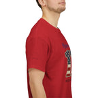 1776 American Flag Tee — "Home of the Free, Because of the Brave" Patriotic T-Shirt