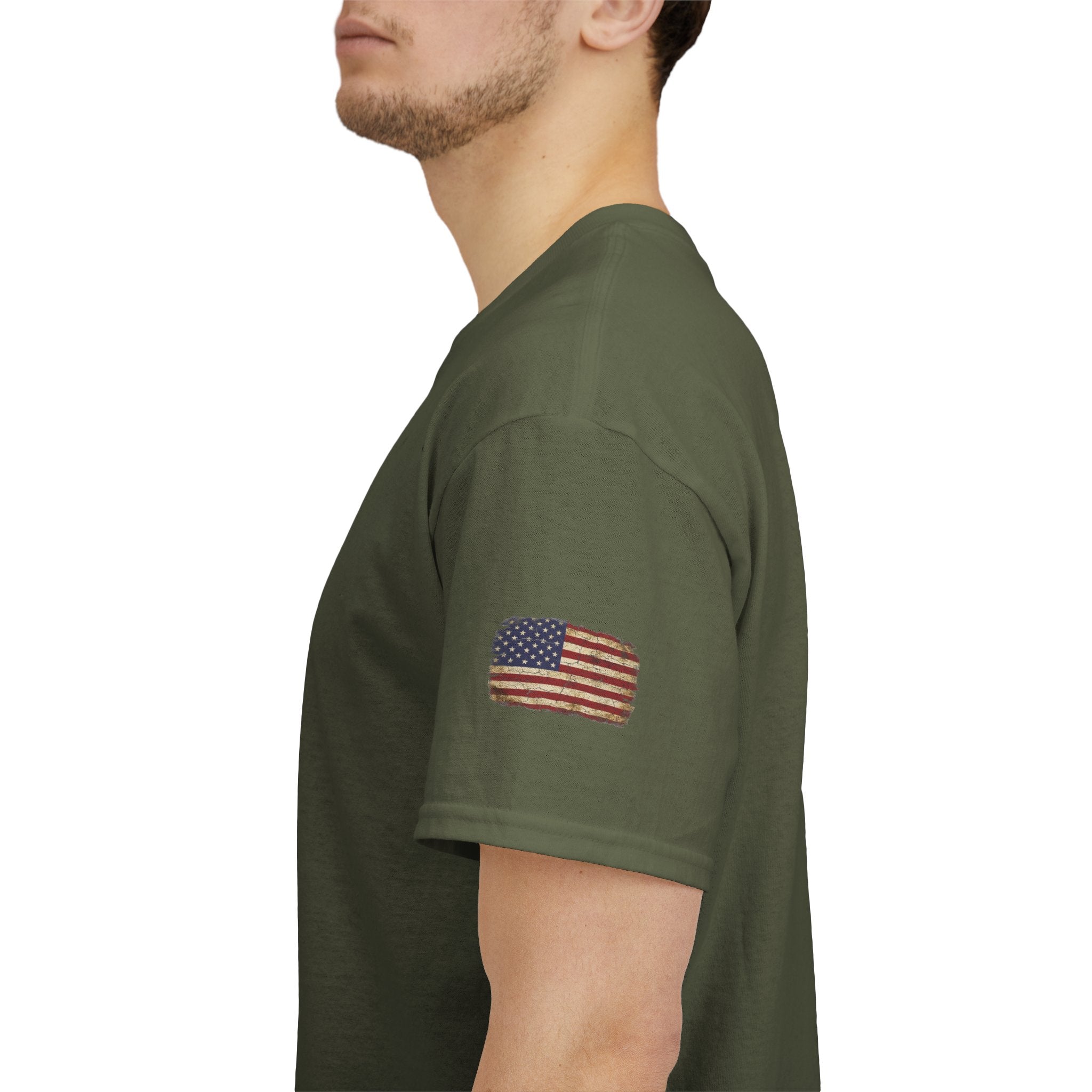 1776 American Flag Tee — "Home of the Free, Because of the Brave" Patriotic T-Shirt