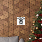 Viking Mode Skull Poster | Matte Vertical Poster