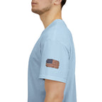 Patriotic Eagle American Flag T-Shirt — USA 1776 Military Tribute Tee
