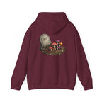Mushroom Skull Hoodie — Gothic Mushroom Graveyard RIP Pullover
