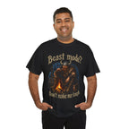 Viking Campfire T-Shirt — "Beast mode? Don’t make me laugh" Graphic Tee
