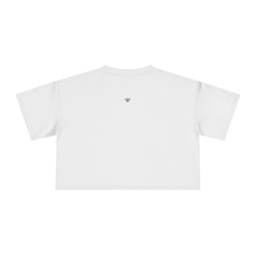 USA Tie-Dye Puff Letter Crop Tee