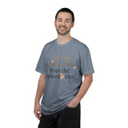 T-Shirt — “I Get My Popcorn From The Apricot Tree” Script Graphic Tee | Hymns | LDS |